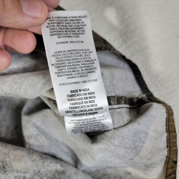 Vintage Columbia Size XL Shirt Mens Medium Brown Camo Shooting Vented Hunting - Picture 16 of 16